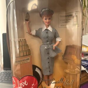 I Love Lucy Doll in Black and White Outfit